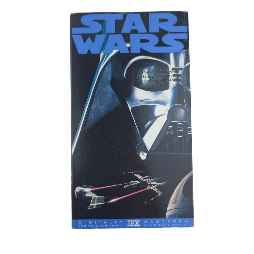 Star Wars A New Hope VHS Tape 1995 THX Digitally Mastered Full Screen Edition